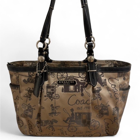 Coach Handbags - Coach Horse Carriage East West Gallery Shoulder Bag